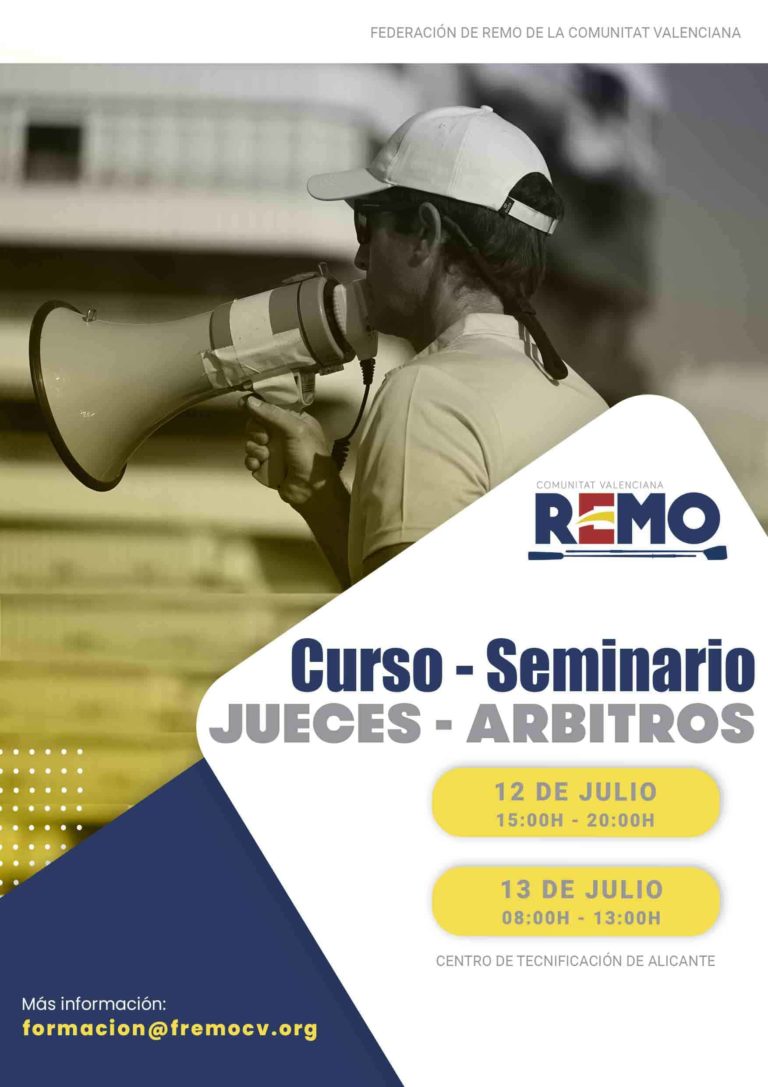 CARTEL JUECES ARBITROS REMO 2025