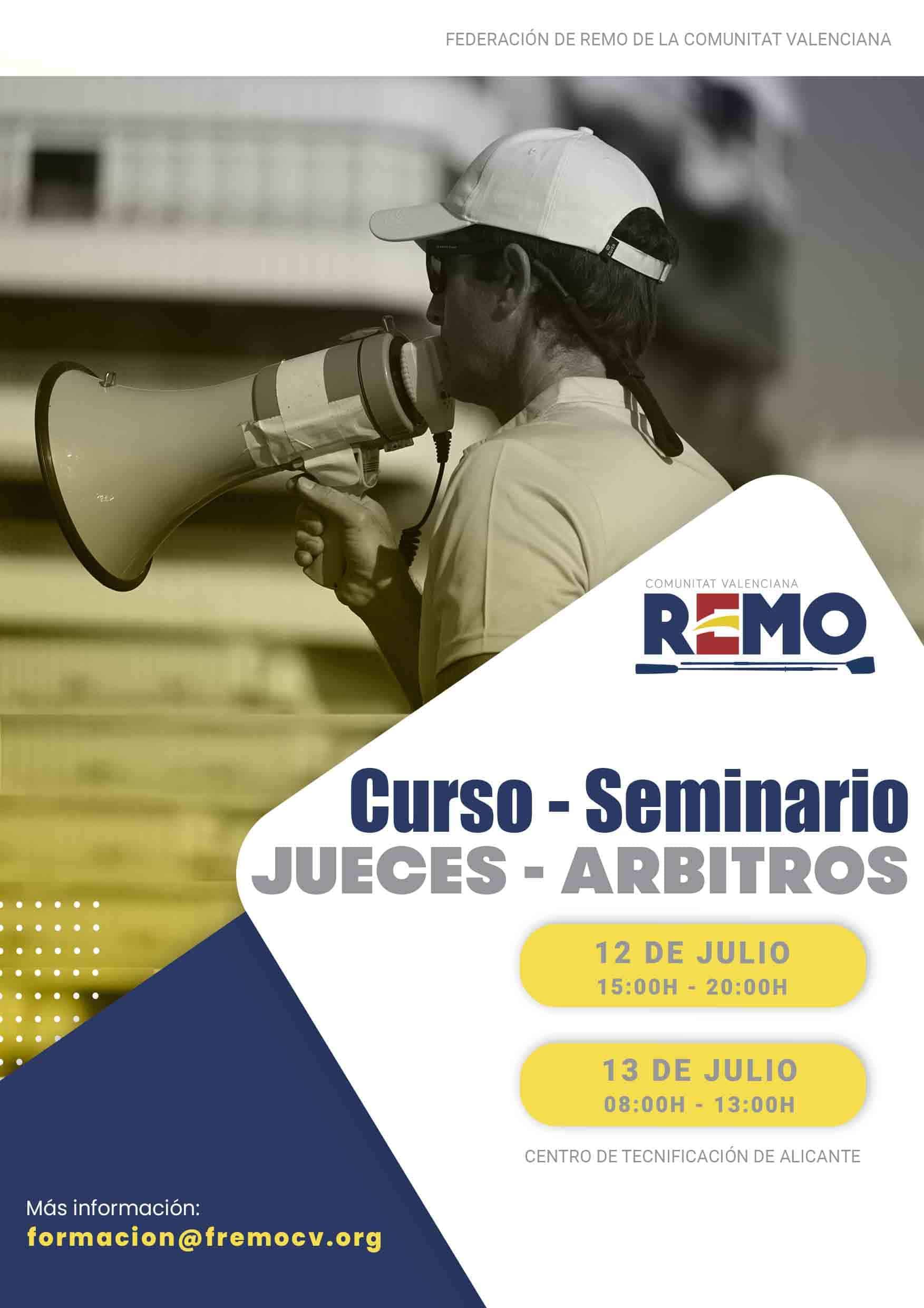 CARTEL JUECES ARBITROS REMO 2025