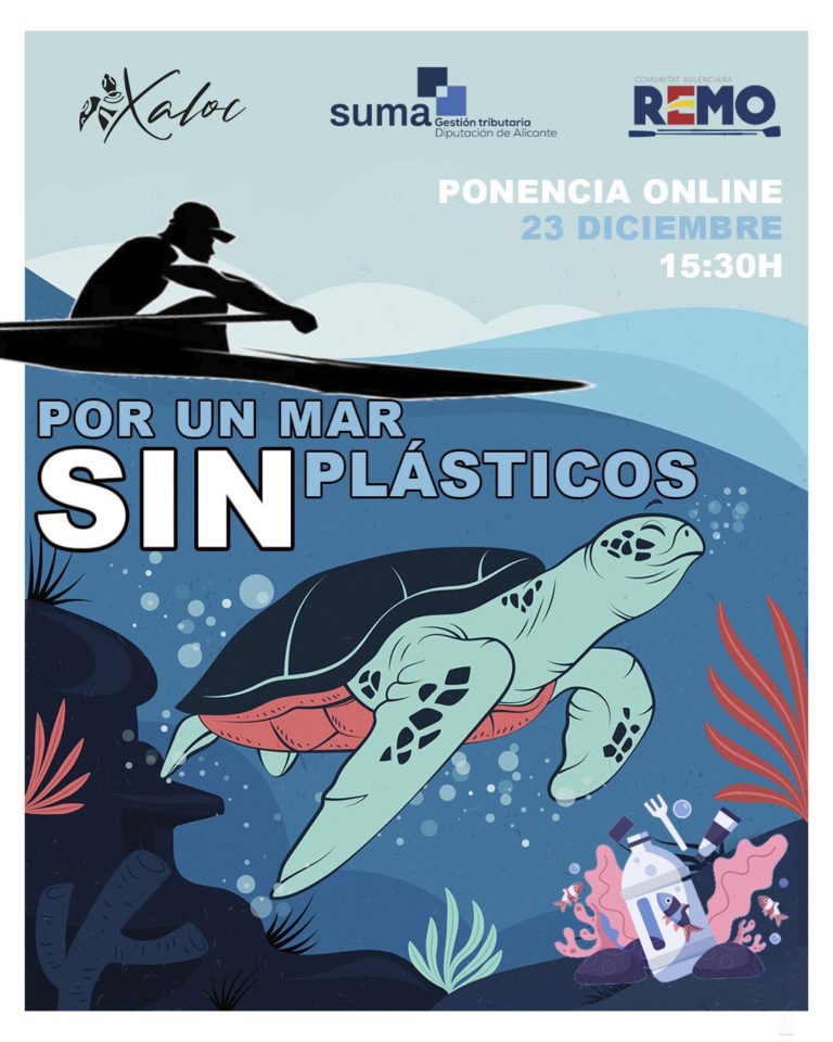 Por un mar sin plasticos cartel